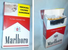 美FDA要求在香烟包装上增加新的吸烟危害图像警告